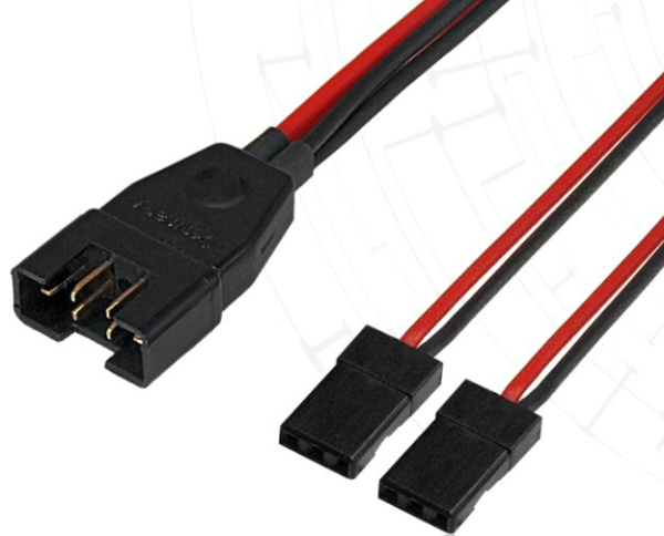 1163/08 Adapterkabel MPX6pol - 2xJR 10cm